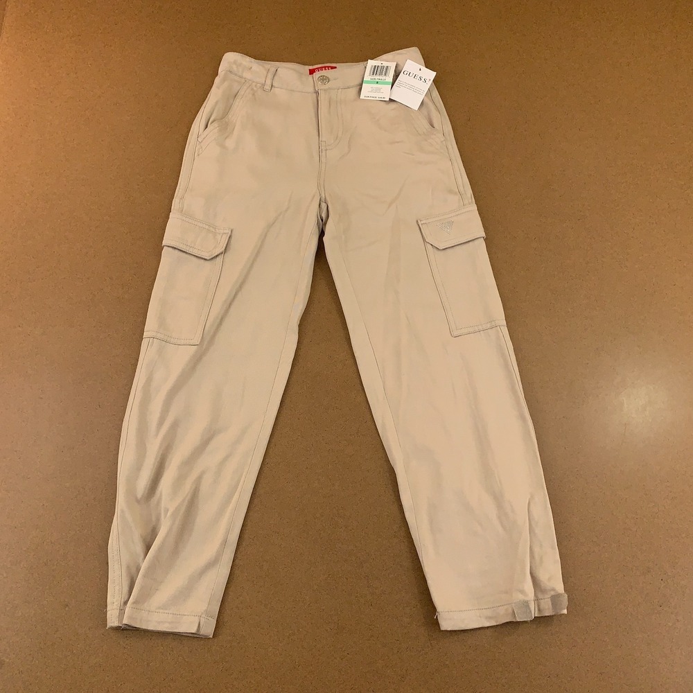 Guess Girls Size 8 Taupe Misty Cargo Pant NWT